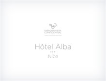 Tablet Screenshot of hotellalba.com